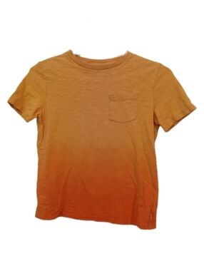 Kids Orange Ombre Pocket Tee